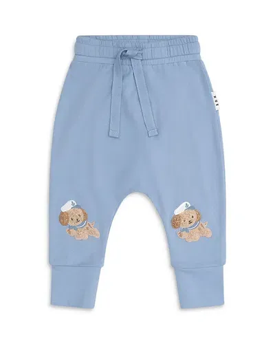 Huxbaby Boys' Sailor Puppy Patch Pants - Baby, Little Kid In Cornflower