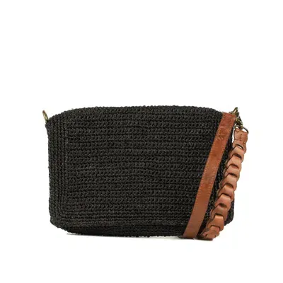 Ibeliv Asa Bag In Black Raffia