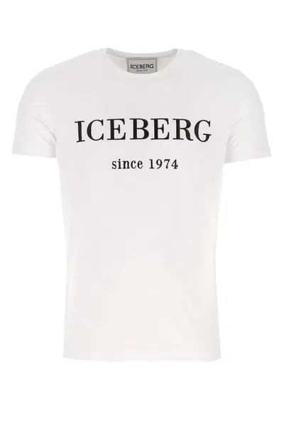 Iceberg T-shirt In Cotone Bianco