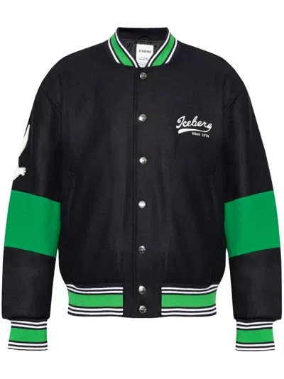 Iceberg X Looney Tunes Bugs Bunny Jacket In Schwarz