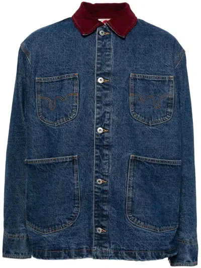 Icecream Denim Chore Jacket In Blue