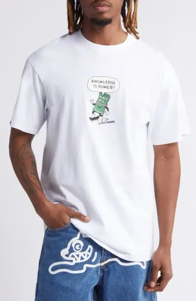 Icecream Knowledge Graphic T-shirt In White