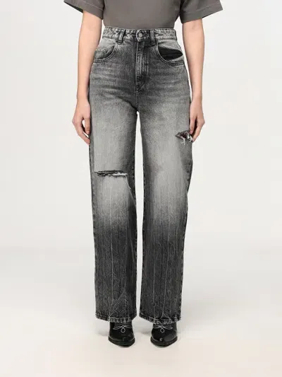 Icon Denim Los Angeles Jeans  Woman Color Grey In Grau