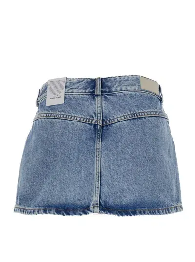 Icon Denim Skirt In Blue