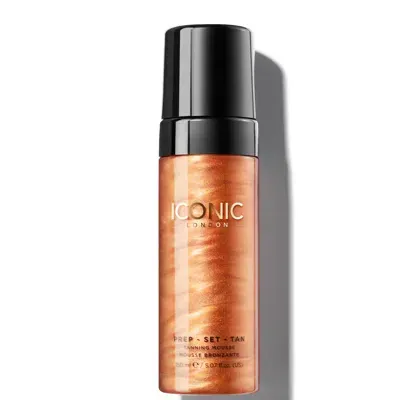 Iconic London Prep Set Tan Mousse 150ml - Glow In White