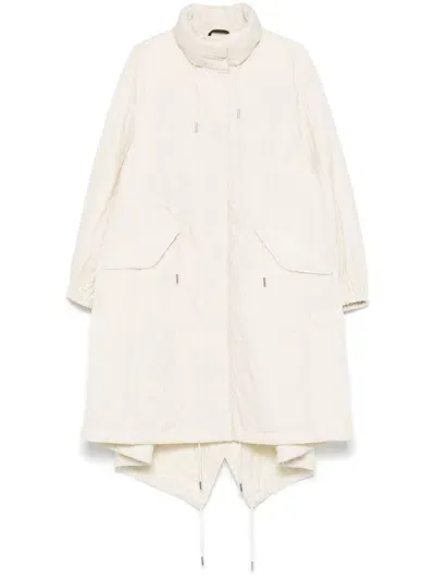 Ienki Ienki Light Parka Coat In Neutrals