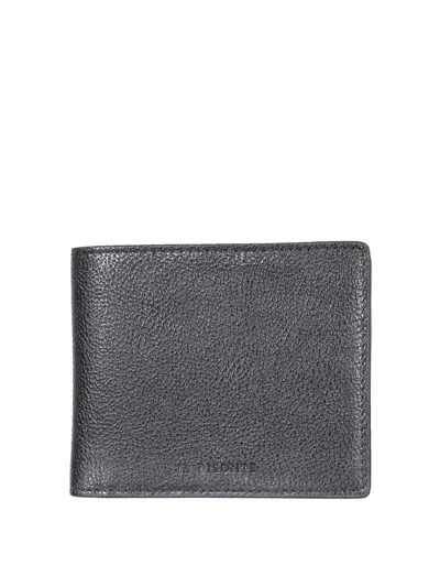 Il Bisonte Bifold Wallet With Logo In Black