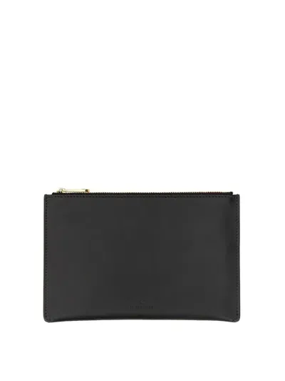 Il Bisonte Leather Case In Black