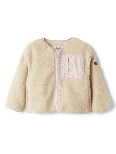 Il Gufo Kids' Fleece Jacket In Neutrals