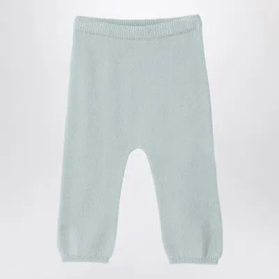 Il Gufo Light Green Wool Leggings