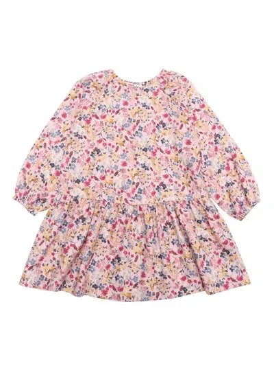 Il Gufo Kids' Long Sleeved Dress In Pink