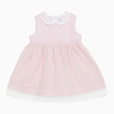 Il Gufo Babies' Pink Sleeveless Cotton Dress