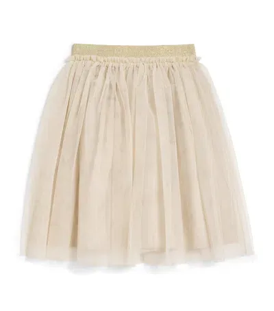 Il Gufo Kids' Tulle Skirt In Beige