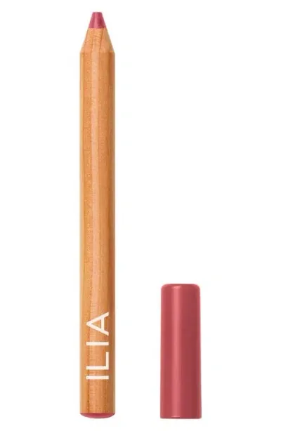 Ilia Lip Sketch Hydrating Lipstick + Lip Liner Crayon Pink Door 0.08 oz / 2.3 G