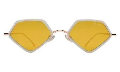 Illesteva Beak Ace 53 Sunglasses In Yellow