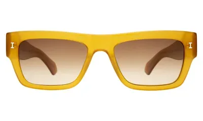 Illesteva Belluna Sunglasses In Yellow