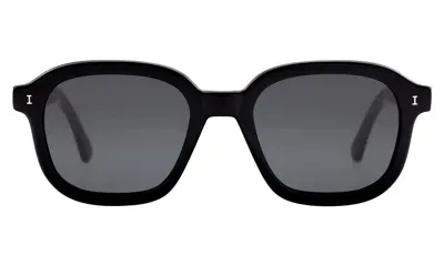 Illesteva Bogota Sunglasses In Black / Grey Flat