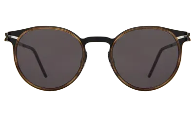 Illesteva Great Jones Titanium Sunglasses In Black