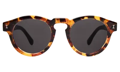 Illesteva Leonard (classic Flex Hinge) Sunglasses In Brown