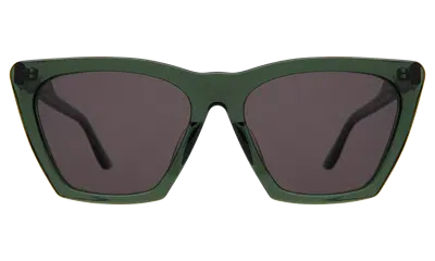 Illesteva Lisbon 57 Sunglasses In Green