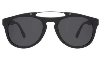 Illesteva Monaco Sunglasses In All Matte Black / Grey