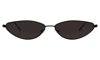 Illesteva Nimbin Sunglasses In Matte Black / Grey Flat