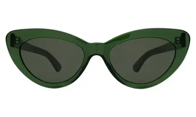 Illesteva Pamela Sunglasses In Green