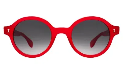 Illesteva The Met X  Sunglasses In Red