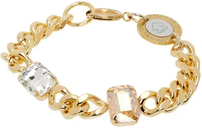 In Gold We Trust Paris Gold Curb Chain Bracelet