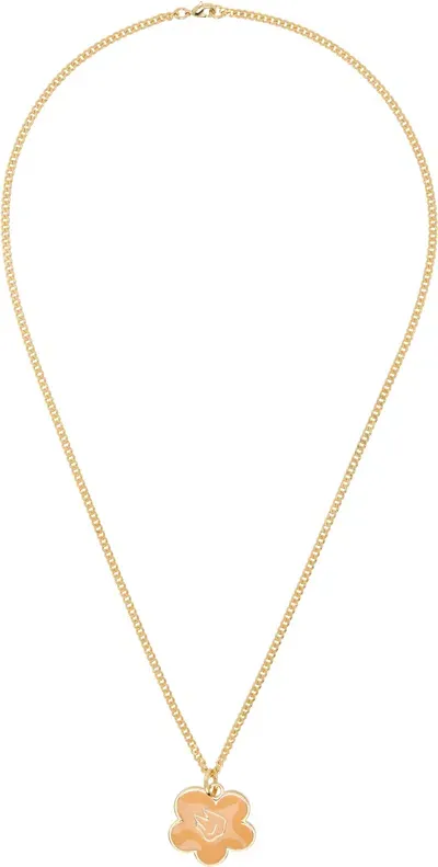 In Gold We Trust Paris Gold Long Full Flower Necklace