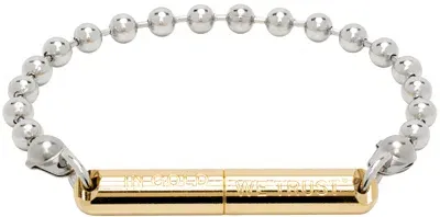 In Gold We Trust Paris Silver & Gold Jack Bracelet