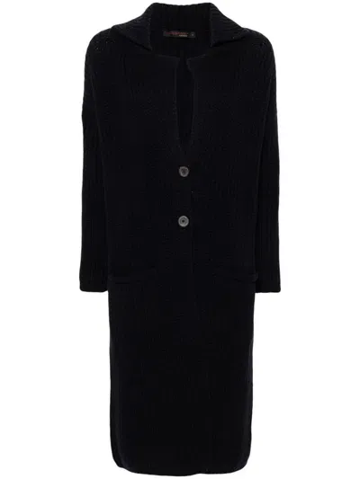 Incentive! Cashmere Cashmere Cardi-coat In Blue