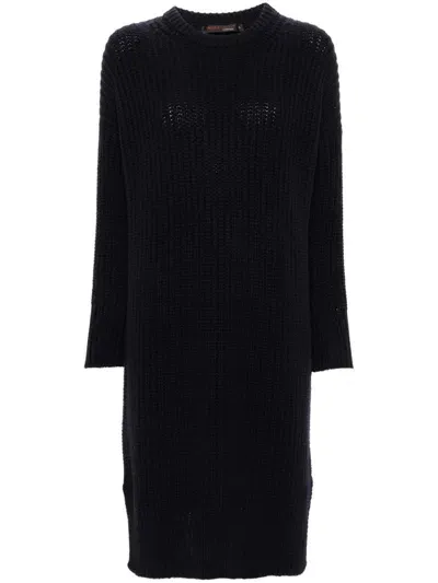 Incentive! Cashmere Cashmere Midi Dress In Blue