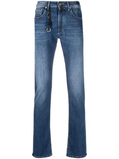 Incotex 5p Comfort Denim Str Wash 2 Clothing In Blue