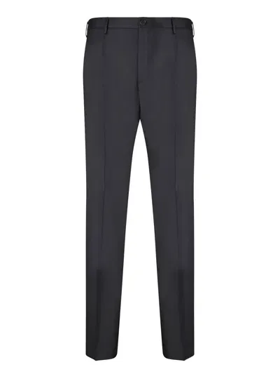 Incotex Black Wool Trousers