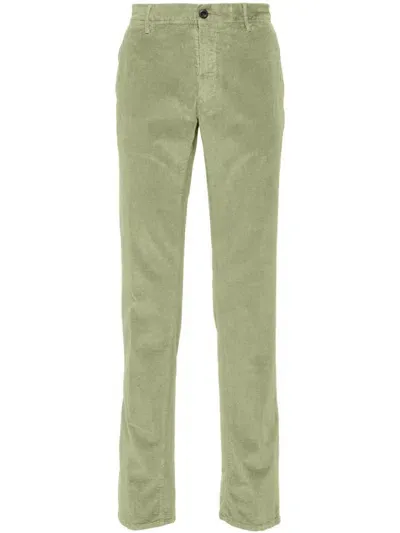 Incotex Corduroy Trousers In 绿色