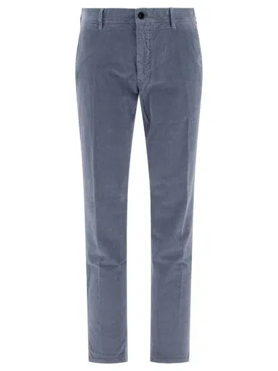 Incotex Corduroy Trousers In Blue