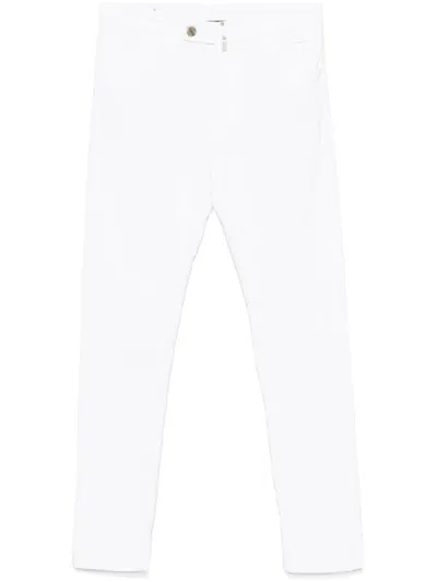 Incotex Corduroy Trousers In White