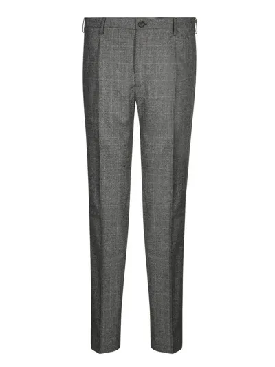 Incotex Dark Grey Wool Pants