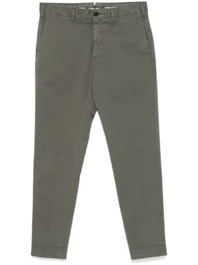 Incotex Sage Green Cotton Chinos