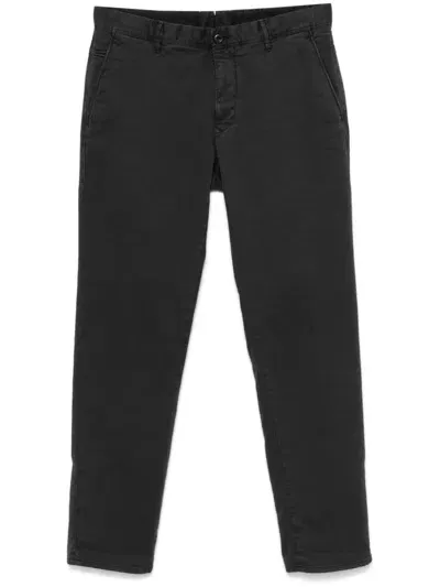 Incotex Slim-cut Chino Trousers In Blue