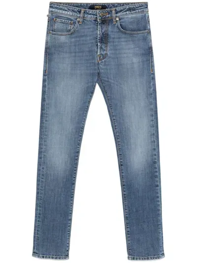 Incotex Slim-cut Jeans In Blue