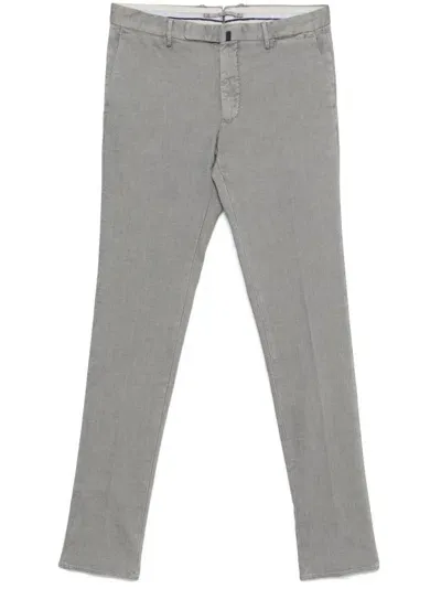 Incotex Slim-leg Chinos In Grey