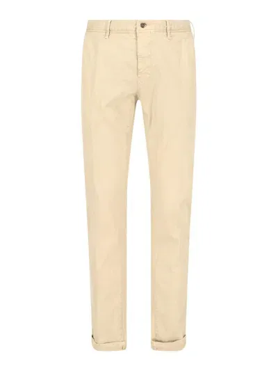 Incotex Straight Trousers In Beige