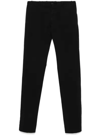 Incotex Tapered Chinos In Black