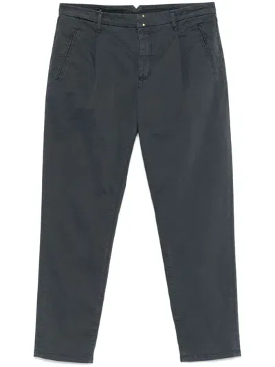 Incotex Tapered Chinos In Blue