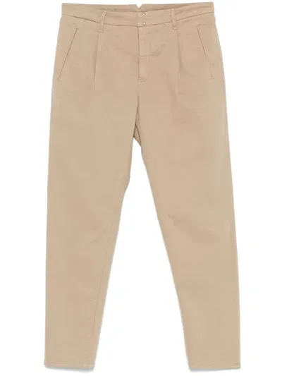 Incotex Tapered Chinos In Neutrals