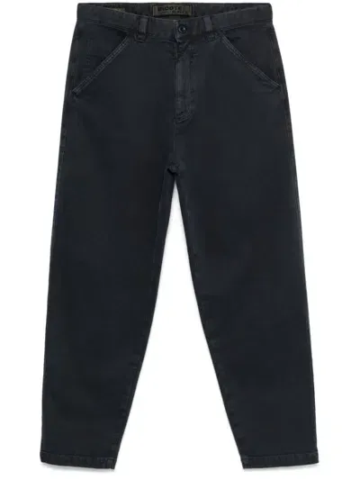 Incotex Tapered-leg Chinos In Blue