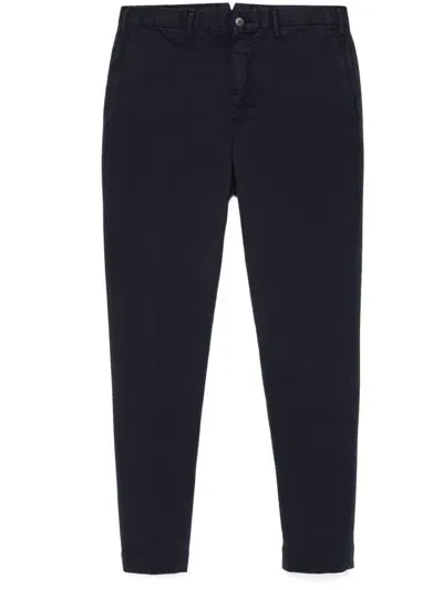 Incotex Tapered Trousers In Blue