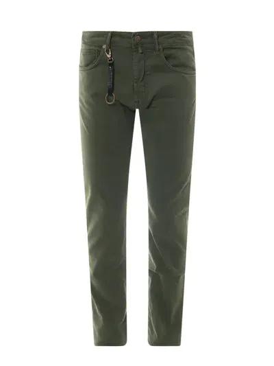 Incotex Trousers In Green